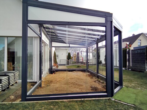 Ein besonderer Hingucker - der neue Aluminium Kaltwintergarten