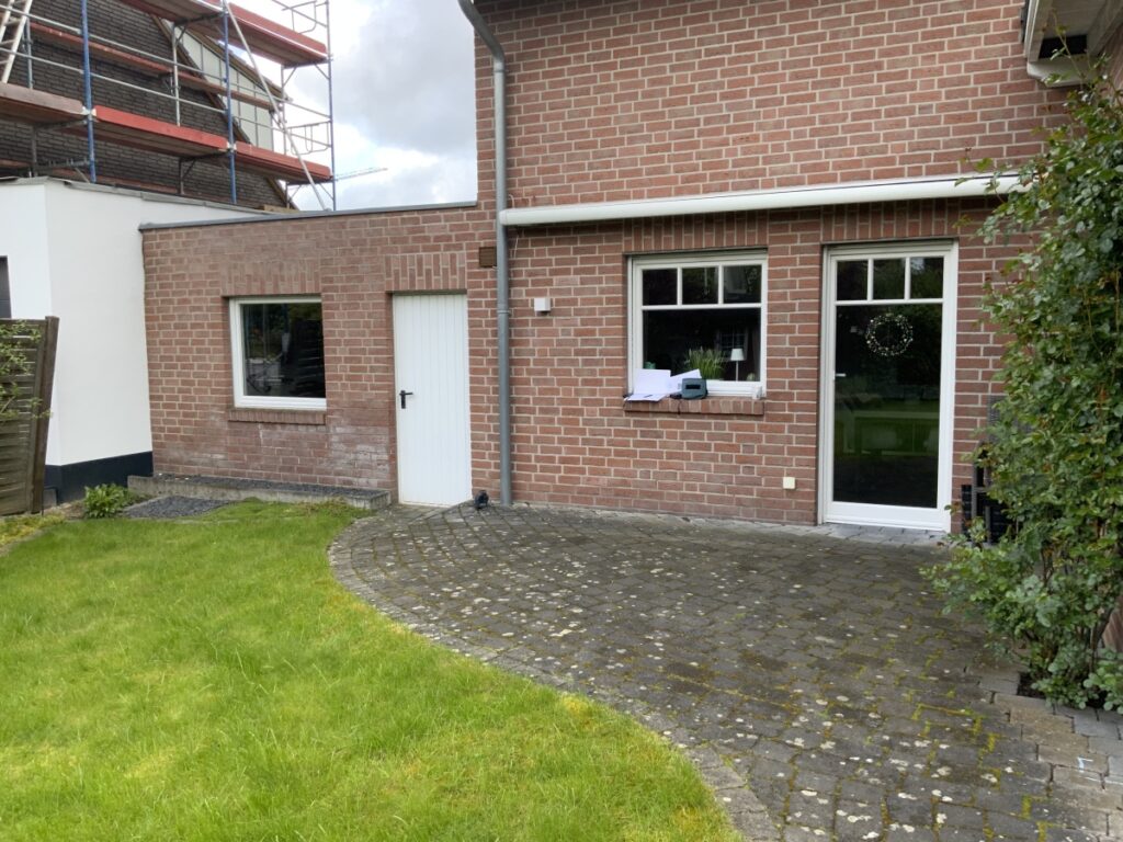 Bausituation vor Montage